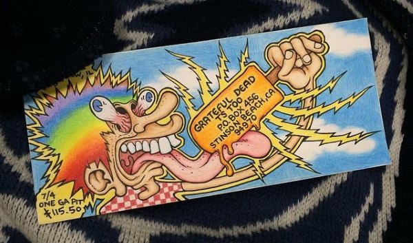 Grateful Dead Facebook Shares Favorite GD50 Envelopes