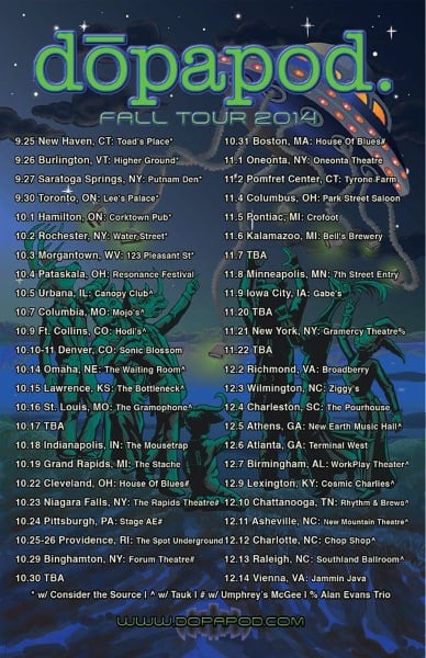 Tour Dates | Dopapod Announces Fall Tour