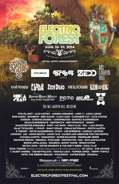 Electric Forest 2014 | String Cheese