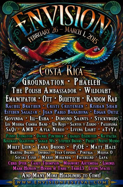Exclusive | First Phase Of Envision Festival 2015 Lineup