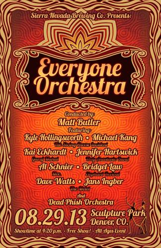 Free Everyone Orchestra Show In Denver Before Phish
