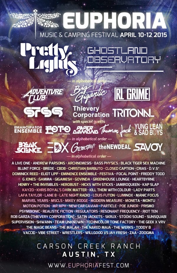 Big Gigantic Among Euphoria Music Festival Additions