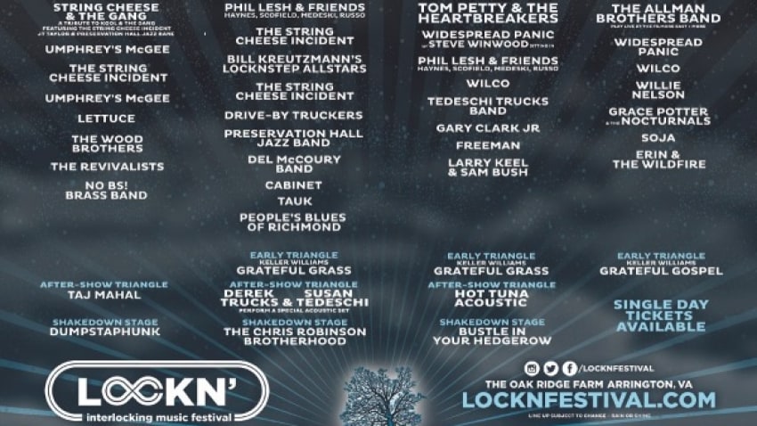 Couch Tour Alert | Lockn Festival Webcast