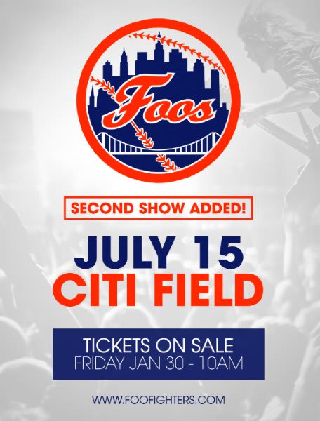 Foo Fighters Add Another New York City Show