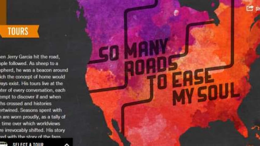 New And Innovative Jerry Garcia Website Launched