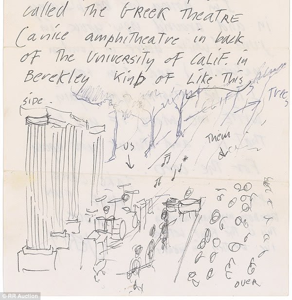 Jerry Garcia Love Letters Up For Auction