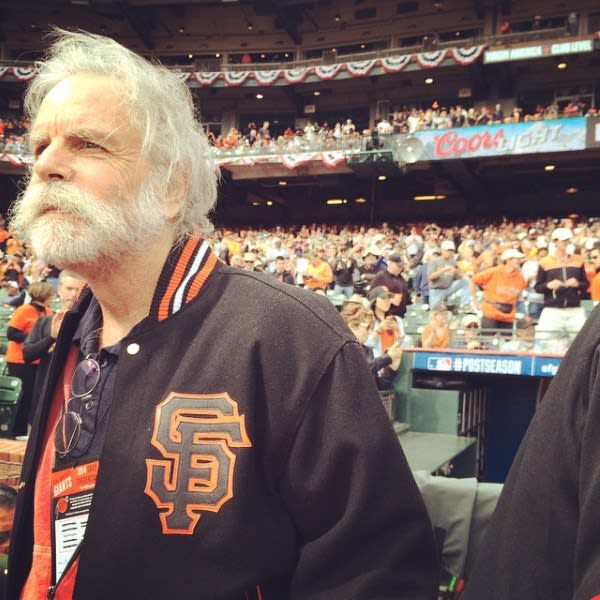 Bob Weir Sings Anthem With Phil Lesh & Tim Flannery