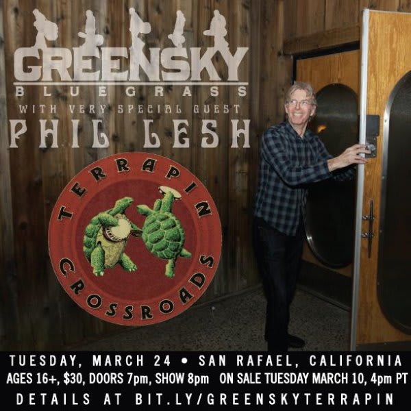 Greensky Bluegrass To Play Terrapin Crossroads With Phil Lesh