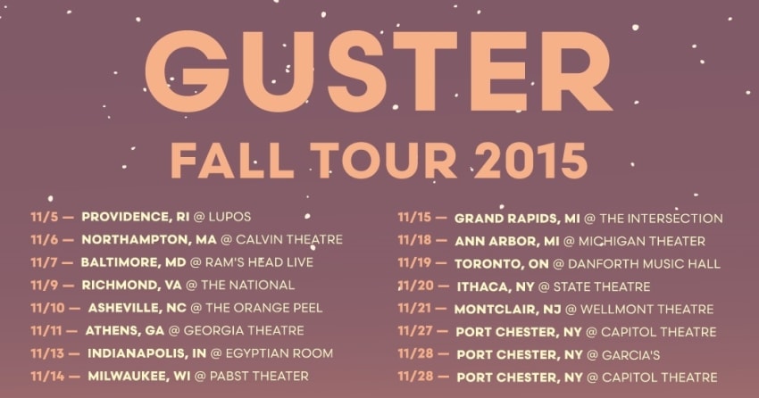 Tour Dates | Guster Announces Fall Tour