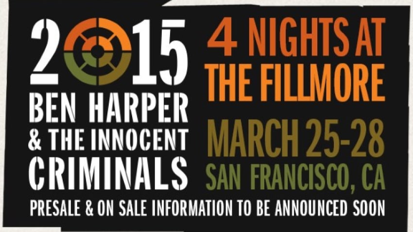 Ben Harper To Reunite With Innocent Criminals In 2015