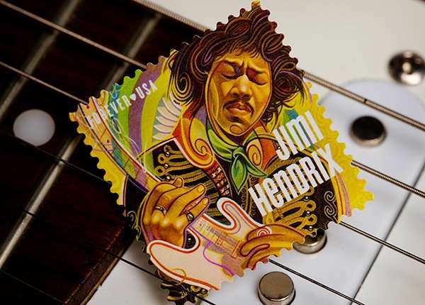 United States Postal Service Unveils Jimi Hendrix Stamp