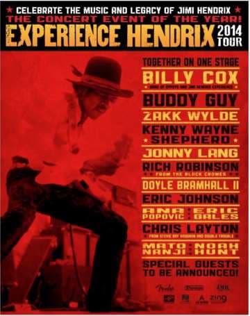 Tour Dates | Experience Hendrix Fall Tour