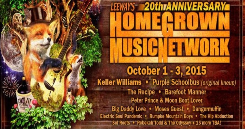 Home Grown Music Network 20th Anniversary Festival