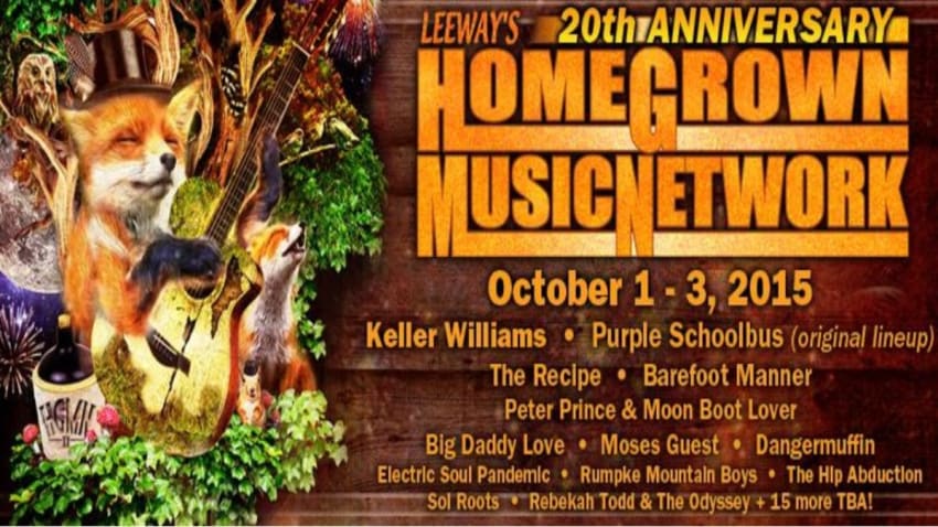 Home Grown Music Network 20th Anniversary Festival