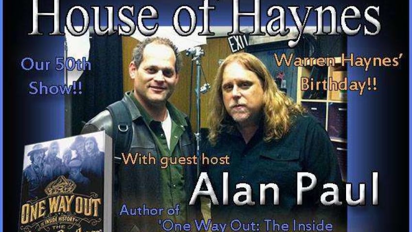 Alan Paul To Host 50th Episode Of House Of Haynes