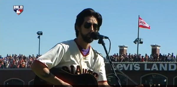 Video | Jackie Greene Sings National Anthem