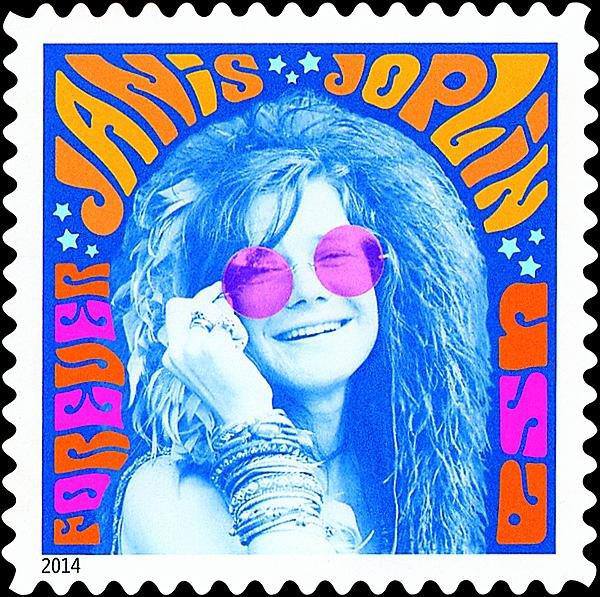 USPS Unveils Janis Joplin Stamp Artwork