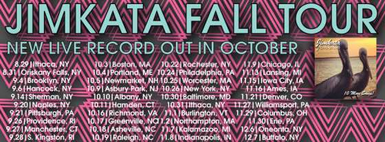 Jimkata Announces Extensive Fall Tour And Debut Live Album