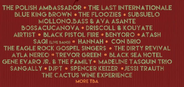 Joshua Tree Music Festival | Spring Lineup