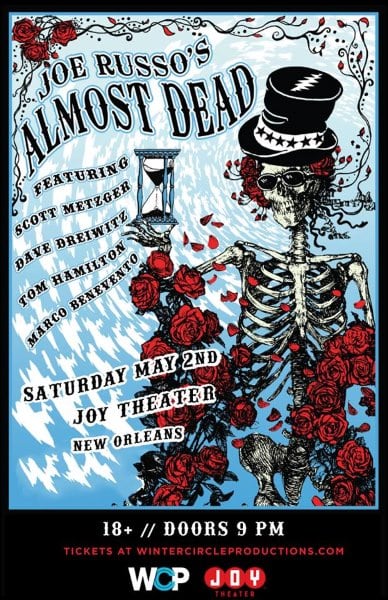 Joe Russos Almost Dead Announces New Orleans Show