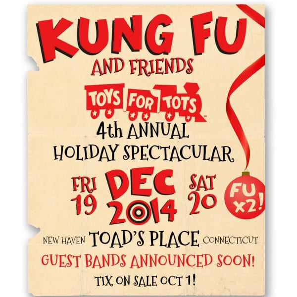 Kung Fu Announces Toys For Tots Holiday Spectacular