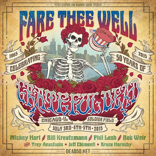 Grateful Dead 50 Fare Thee Well Receives Over 60