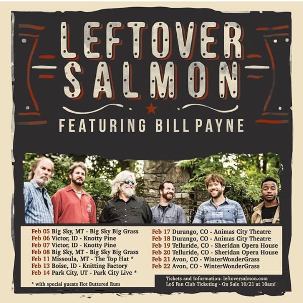 Tour Dates | Leftover Salmon Winter Tour 2015