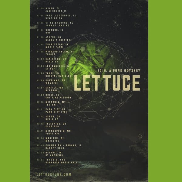 Tour Dates | Lettuce 2015 - A Funk Odyssey