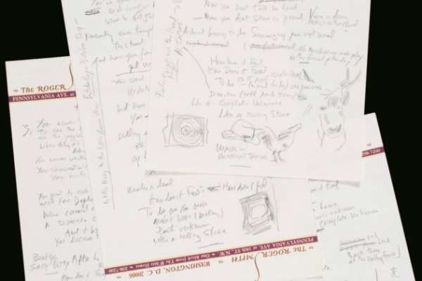 Like A Rolling Stone Draft Scores Hefty Haul At Auction