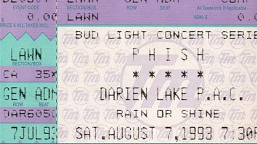New LivePhish Archival Release | Darien Lake 1993