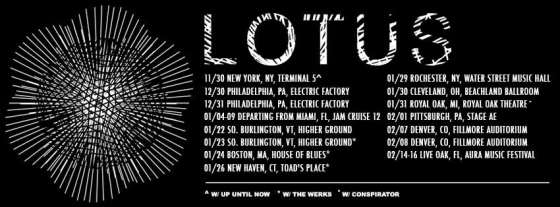 Tour Dates | Lotus Announces Winter Tour