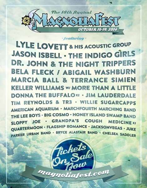Magnolia Fest Initial 2014 Lineup Announcement