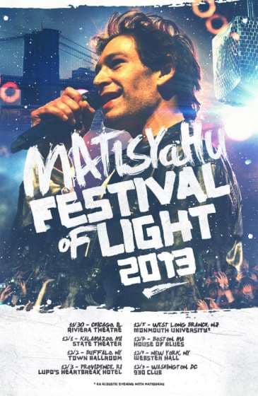 Tour Dates | Matisyahu Festival Of Light 2013
