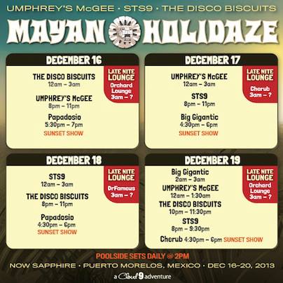 Mayan Holidaze | Artist Additions And More Rooms Available