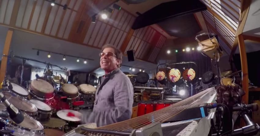 Mickey Hart Drums Along With Fan-Made Playing In The Band