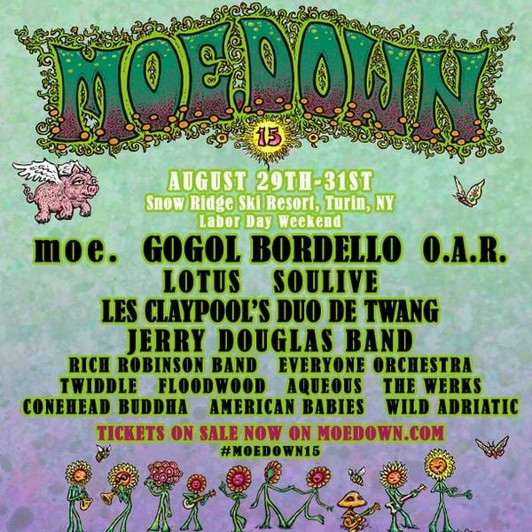moe. Announces Final Lineup For moe.down 15