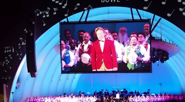 Video | Conan OBrien Leads Simpsons Monorail Song