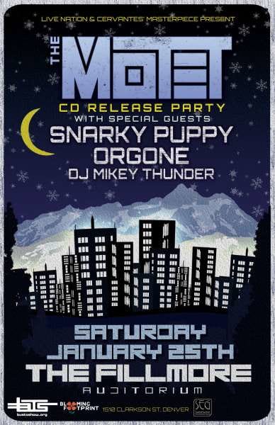 Couch Tour Alert | Motet Album Release Party In Denver