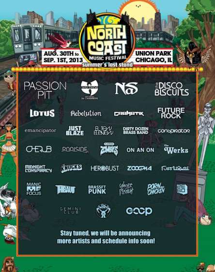 Couch Tour Alert | North Coast Music Festival 2013 On Evntlive