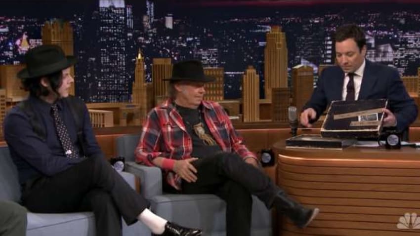 DVR Rewind | Neil Young & Jack White On Tonight Show
