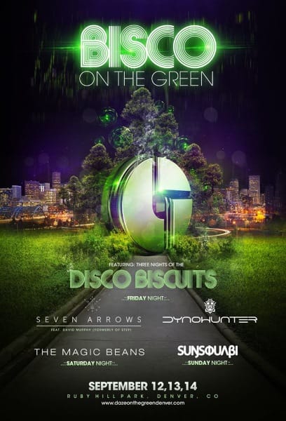 Disco Biscuits Move Bisco On The Green | Announce Openers