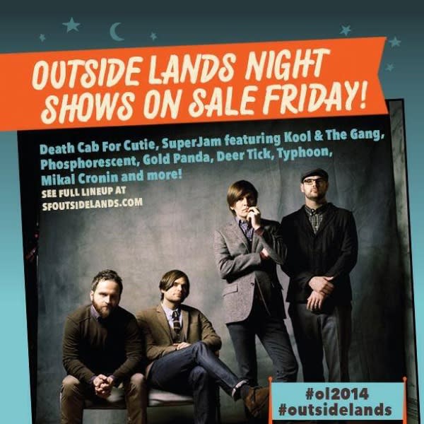 Outside Lands Organizers Announce 2014 Night Shows