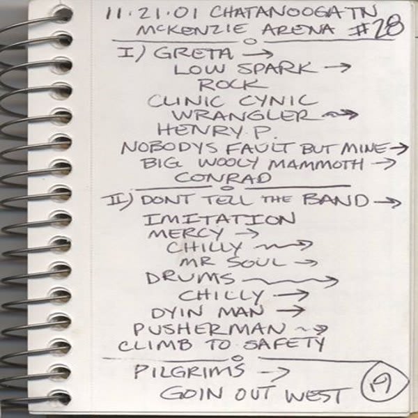 Widespread Panic Porch Songs | Chattanooga 2001