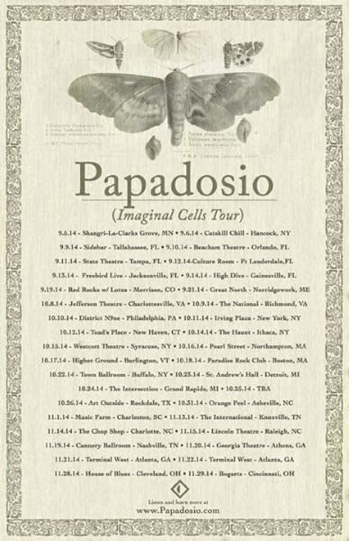 Tour Dates | Papadosio Imaginal Cells Fall Tour