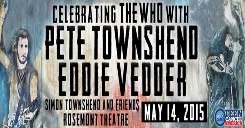 Pete Townshend & Eddie Vedder To Perform At The Who Tribute