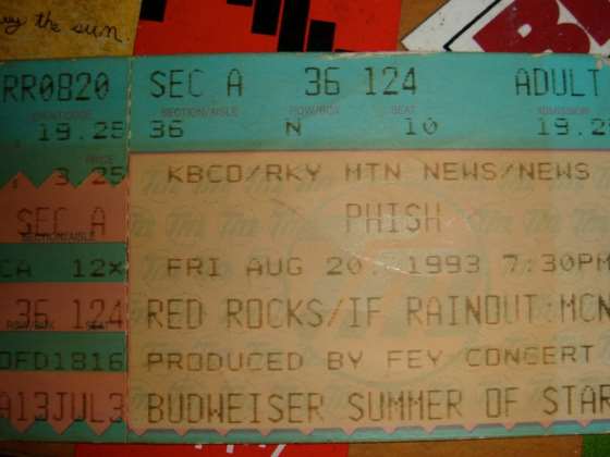 Twenty Years Later: Phish Makes Red Rocks Debut