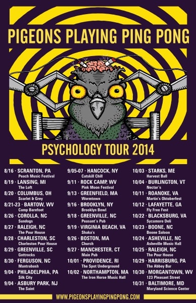 Tour Dates | Pigeons Playing Ping Pong Fall Tour