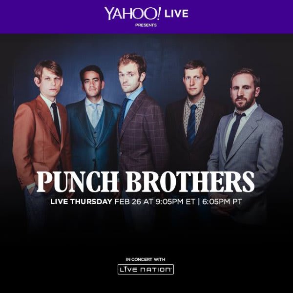 Couch Tour Alert | Free Punch Brothers Webcast