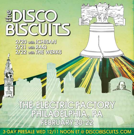 Disco Biscuits Announce Electric Factory Run