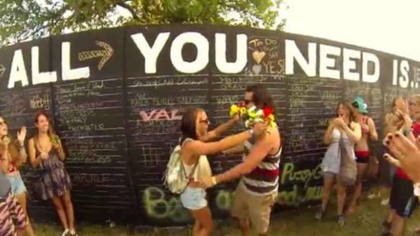 Watch This | Inventive Bonnaroo Marriage Proposal